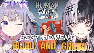 Biboo And Shiori Best Moment On Human Fall Flat Collab!