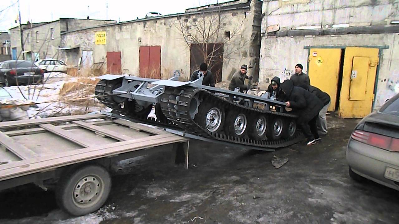 Гусеницы на авто