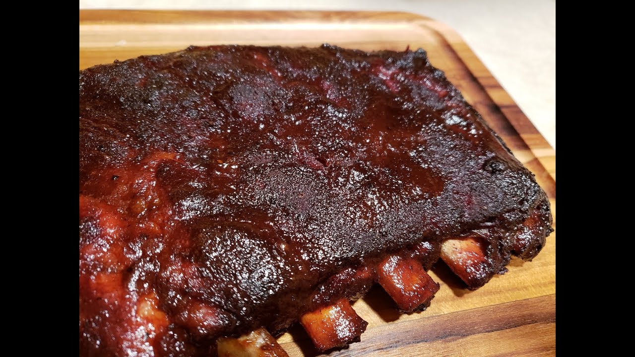 BBQ Ribs Smoked on the er Kettle Grill YouTube