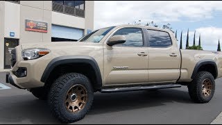 2017 Tacoma: 2.5' Eibach Lift, 275/70R17 KO2, Method Roost Wheels