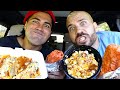 MODELS TRY EXTRA CHEESY BREAKFAST BURRITOS with TODD AND JOE!!