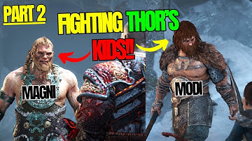God of War (PC) | The Magic Chisel - Part 2 Magni and Modi and a bonus Valkyrie fight! [1440p60fps]