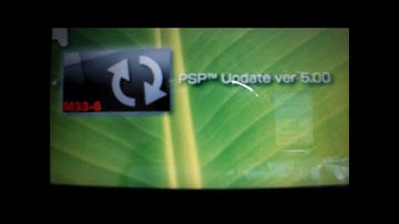 how to get CFW 5.00 m33-6 on PSP using a pandora