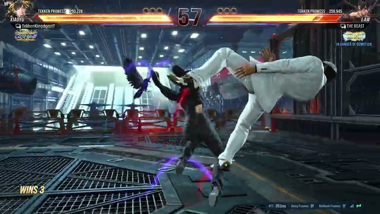 T8 (The Beast) Law is good, three time in a row (tekkengod) Match vs Ling Xiaoyu