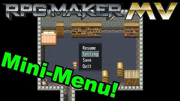 RPG Maker MV - Customizable Mini-Menu
