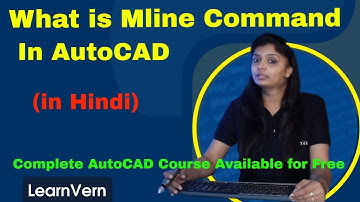 What is MLine command in AutoCAD | How to Use MLine Command in AutoCAD - Full Tutorial in Hindi