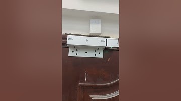 ZKTeco f18 biometric installation with access control system step by step installation