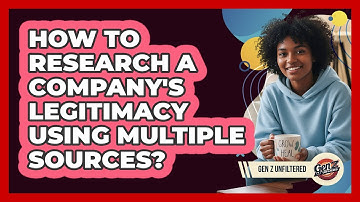 How To Research A Company