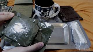 1981 US MRE Menu 9B  - Beefsteak Ration Review