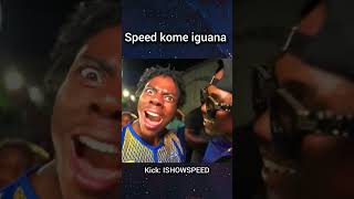 ishowspeed kome iguana #ishowspeed #ishowspeedclips #clips #humor #comedia #amigos #clips #kick #fun