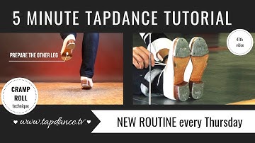 Cramp Roll - Tap dance Tutorial - 47th video - 5 minutes