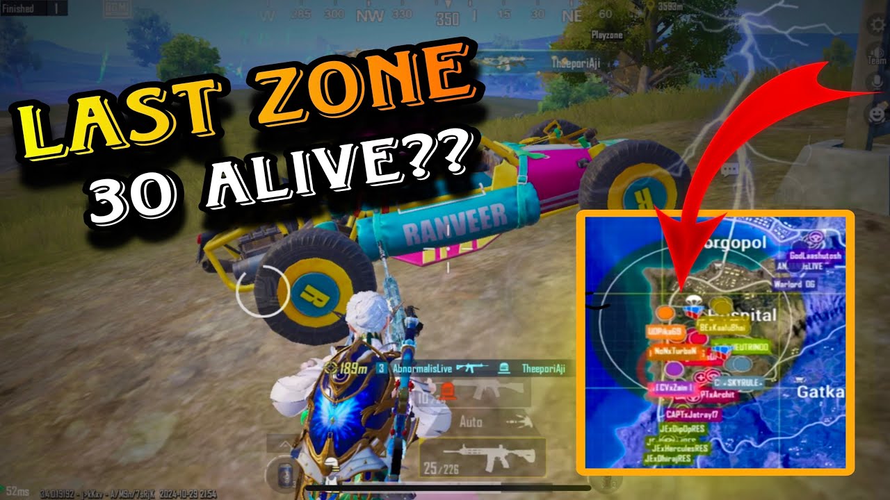 30 ALIVE IN SMALL ZONE HIGHLIGHTS 🔥#3 | Four fingers + Gyro | Solo ...