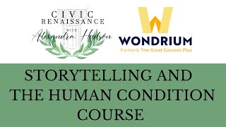 An exciting announcement! Teaching Co / Wondrium Course: Storytelling and the human condition