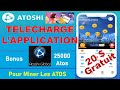 Atoshi blockchain minage gratuit de la cryptomonnaie atoshi  appel atosobtiens 20 de bonus