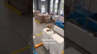 3Sets Paper Bag Machine With Online Handle Stable Running In Customers Factory