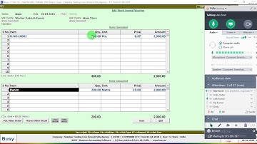 Parameterized Wise Stock Journal And Stock Transfer In Busy Accounting Software Part-5