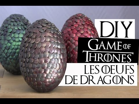 Diy 2 Oeufs De Dragons Game Of Thrones Youtube