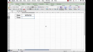 Enter Date & Time in Microsoft Excel: Excel MOOC