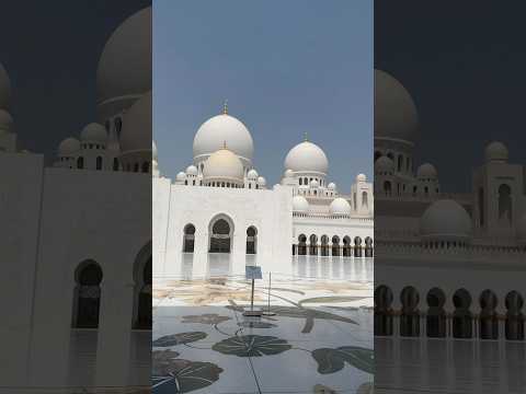 Grand Mosque, Abu Dhabi #youtube #travel #dubai #video #shorts