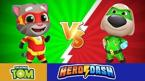 Talking Tom Hero Dash Gameplay Level 38 |  Talking Tom VS Super Ben | Android Gameplay Walkthrough