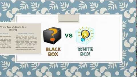Pengenalan White Box Testing & Black Box Testing