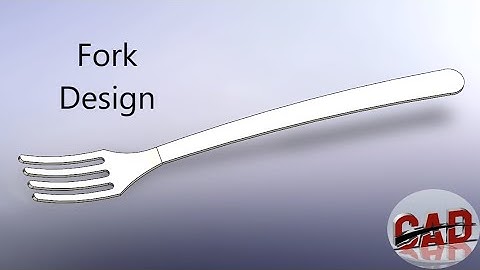 How to make fork in Solidworks | Solidworks tutorial for beginners