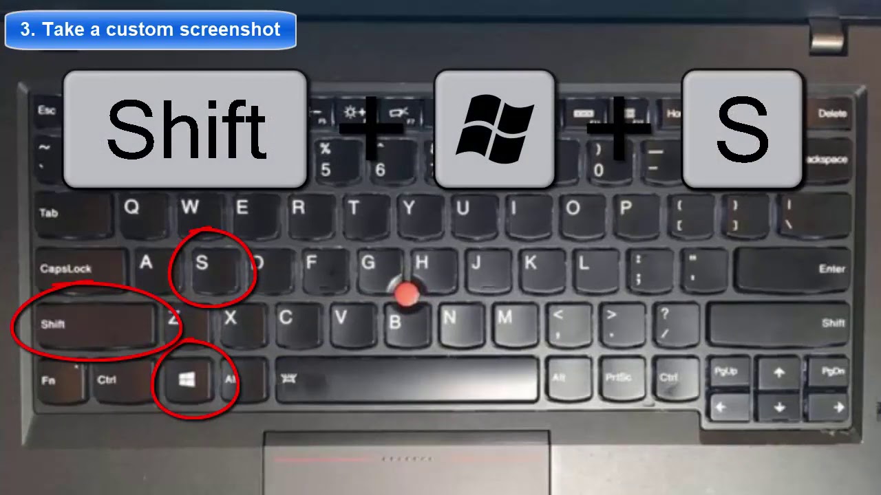 How To Take Screenshots on Lenovo Laptop (Windows 10/8/7) - YouTube