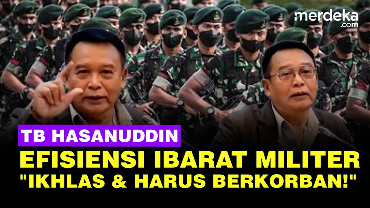 Tegas Kang Jenderal PDIP Ibaratkan Efisiensi Anggaran dengan Militer: Harus Ikhlas-Berkorban