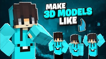 How To Make Minecraft 3d Modeling in Android 🤯 Full Tutorial in (Hindi)