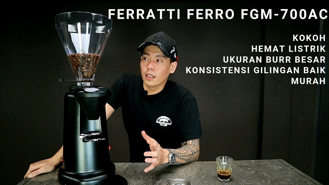 GRINDER ESPRESSO MURAH UNTUK CAFE Ferratti Ferro FGM700AC YouTube