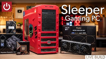 Watch Us Build This Sleeper Gaming PC - LIVE