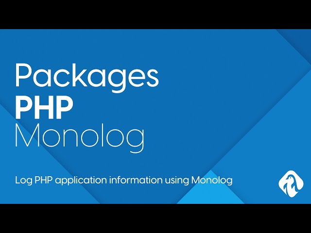 PHP Packages - Monolog, log PHP application information class=