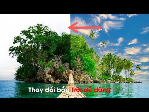 Video Thay đổi bầu trời trong photoshop không thể dễ hơn - youtube