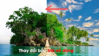 Thay đổi bầu trời trong photoshop không thể dễ hơn screenshot 1