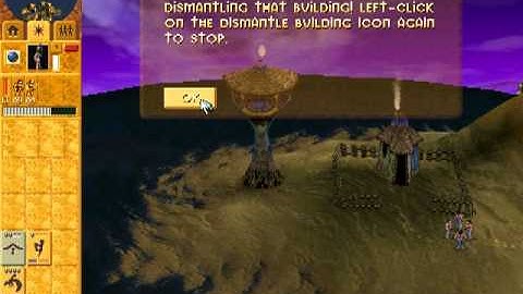 populous the beginning Gameplay on Ubuntu 10.04 (Linux) (WINE)