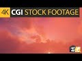  cgi 4k stock footage  dusk sunset clouds 7  time lapse seamless loop