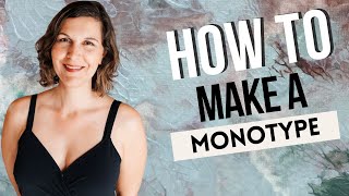 How to Make a Monotype from Leftover Paint