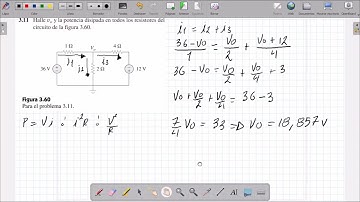 Solution, Fundamentals of electrical circuits sadiku, exercise 3.11