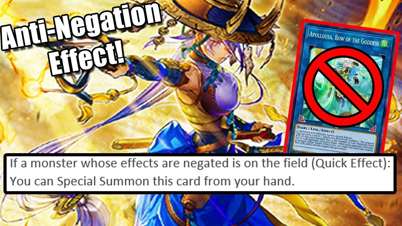 This Card Hates Negation Effects YuGiOh! YouTube