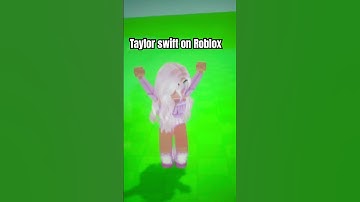 Taylor swift on Roblox