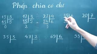 PHÉP CHIA CÓ DƯ. Toán 3 screenshot 2