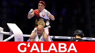 Hasanboy Dosmatov WBA International kamar sohibiga aylandi