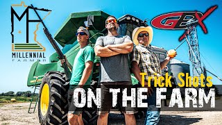 Trick Shots On The Farm With The Millennial Farmer Gould Brothers