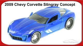 ミニカー 1:24 2009 CORVETTE STINGRAY CONCEPT 2009 Chevrolet Corvette Stingray Concept Blue 1/24 Diecast