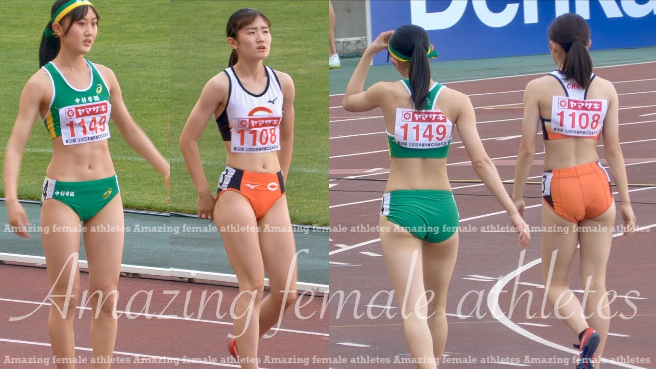 女子女子陸上部 【4K】陸上女子｜つい見入ってしまう美しい走り｜U20女子100m｜2022日本選手権｜Women's Athletics in Japan