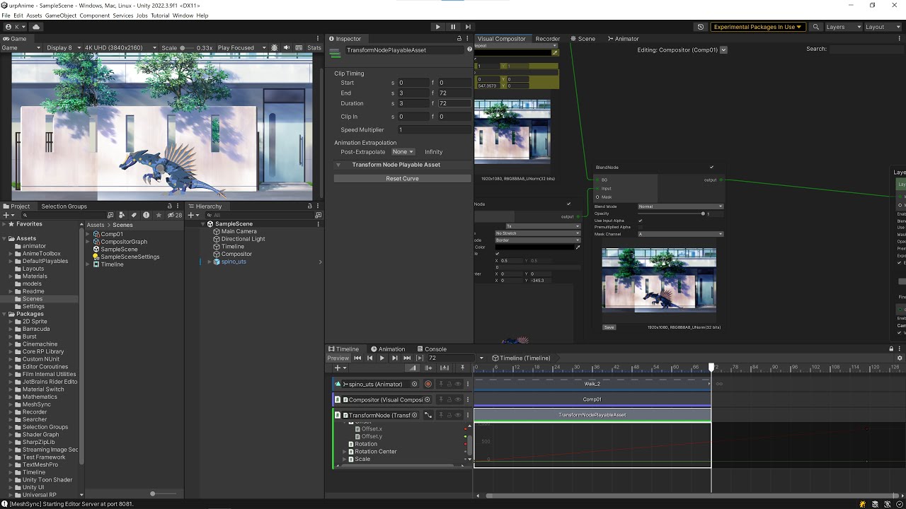 【Unity】今日からはじめるAnime Toolbox をやる 第10回ぐらいから - YouTube