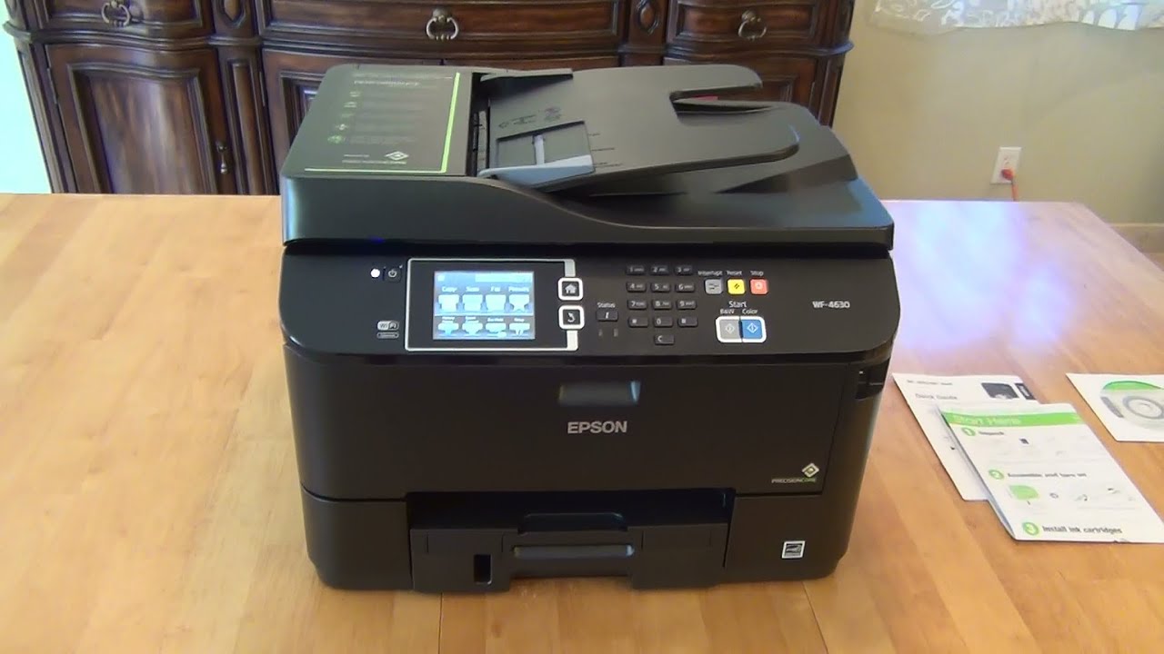 Epson WorkForce Pro WF-4630 All-in-One Printer Review - YouTube