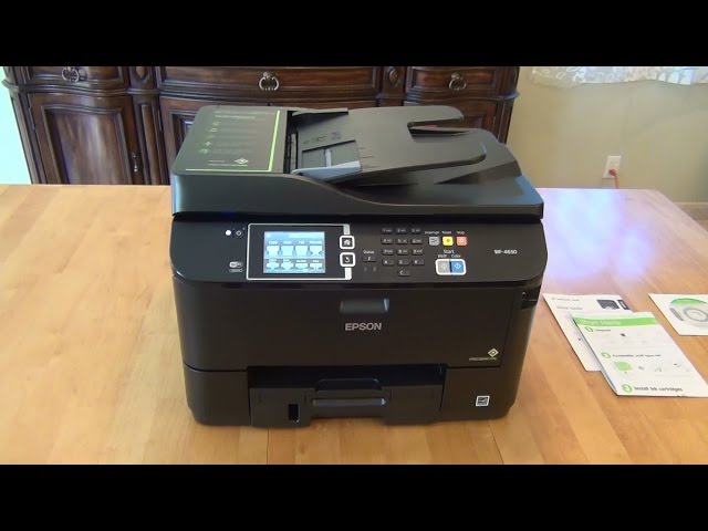 Skeptisk mistænksom Banquet Epson WorkForce Pro WF-4630 All-in-One Printer Review - YouTube