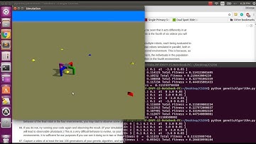 Evolutionary Robotics: Pyrosim/Phototaxis4