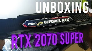 Unboxing Msi Rtx 2070 Super Gaming X Trio